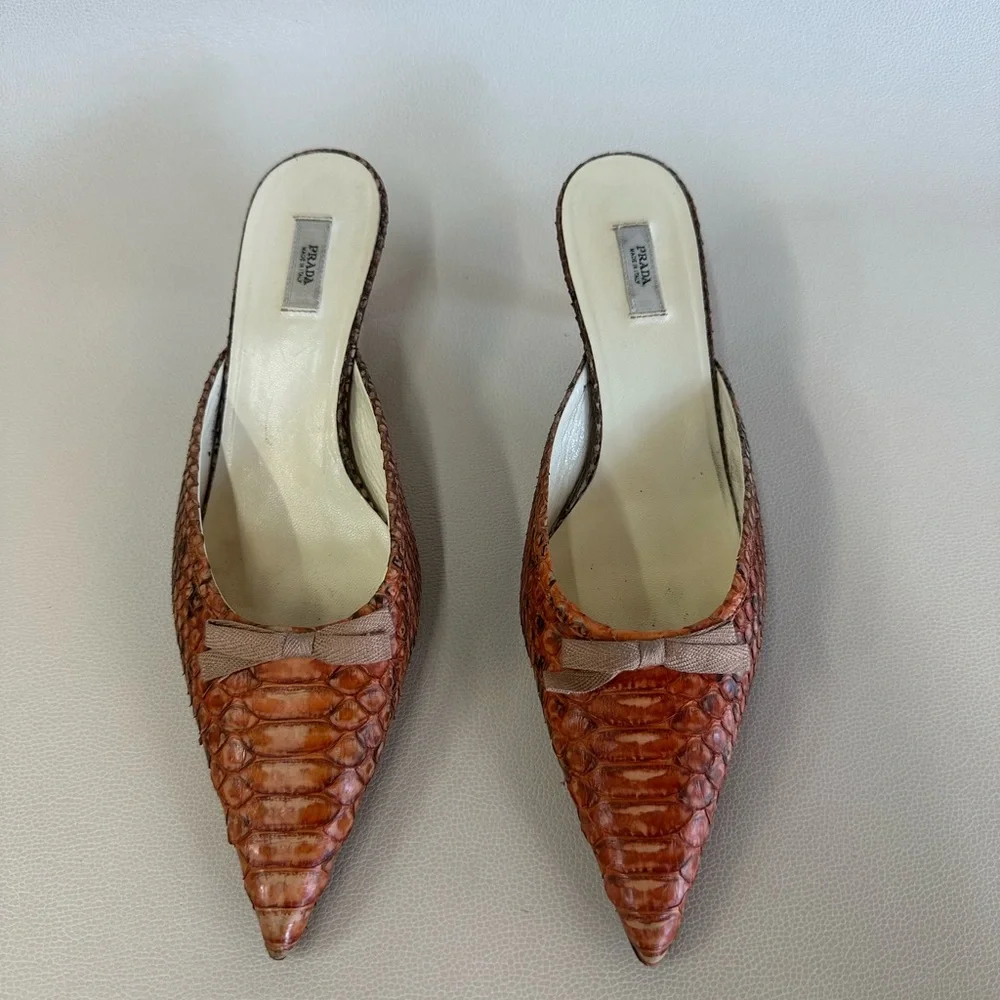Prada Python Mules - Picture 2 of 6
